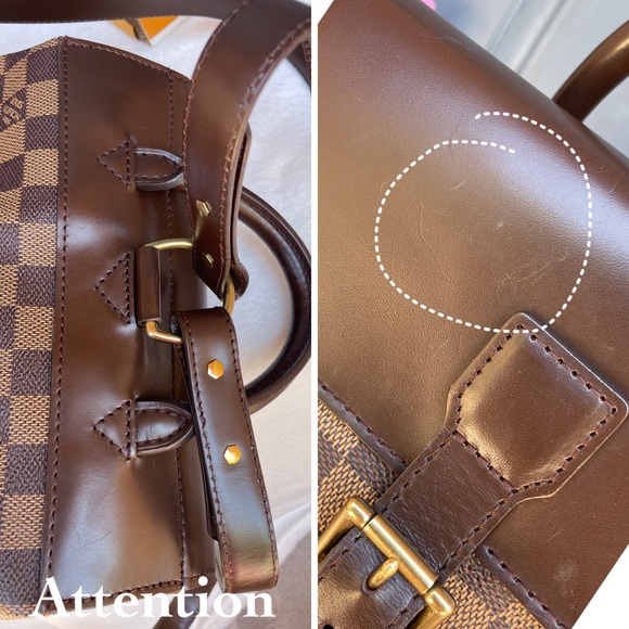 💝LIKE NEW 💝 LOUIS VUITTON Damier Ebene Soho Backpack - Picture 12 of 17